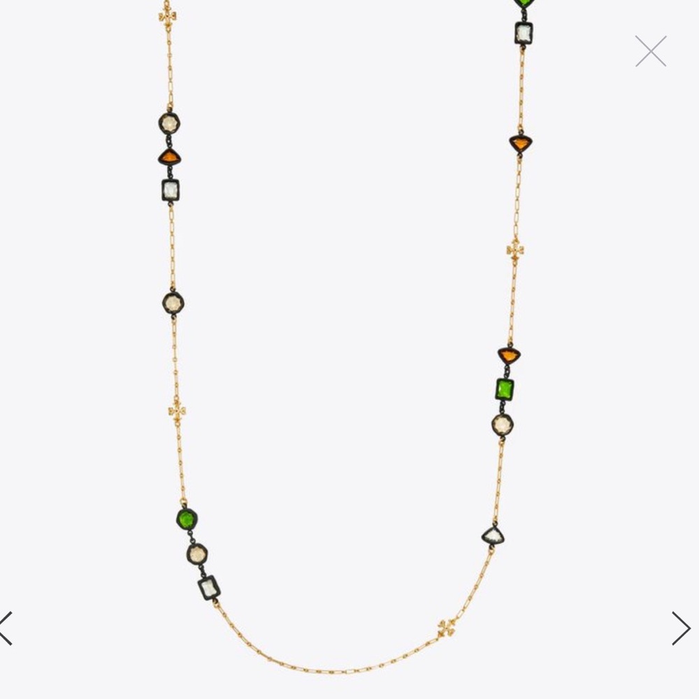 New Tory Burch ROXANNE DELICATE LONG NECKLACE - Picture 4 of 15